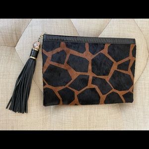 Rafe NY Celia Calf Hair Clutch